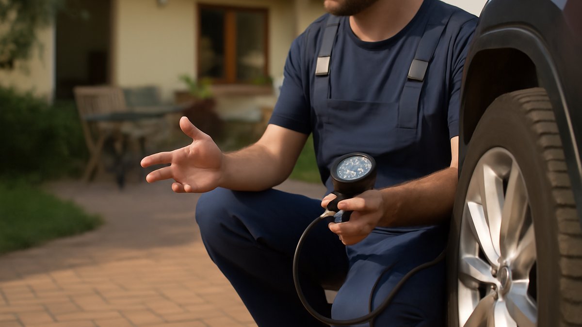 Ein Mechaniker erklärt warum der Reifendruck so wichtig ist
